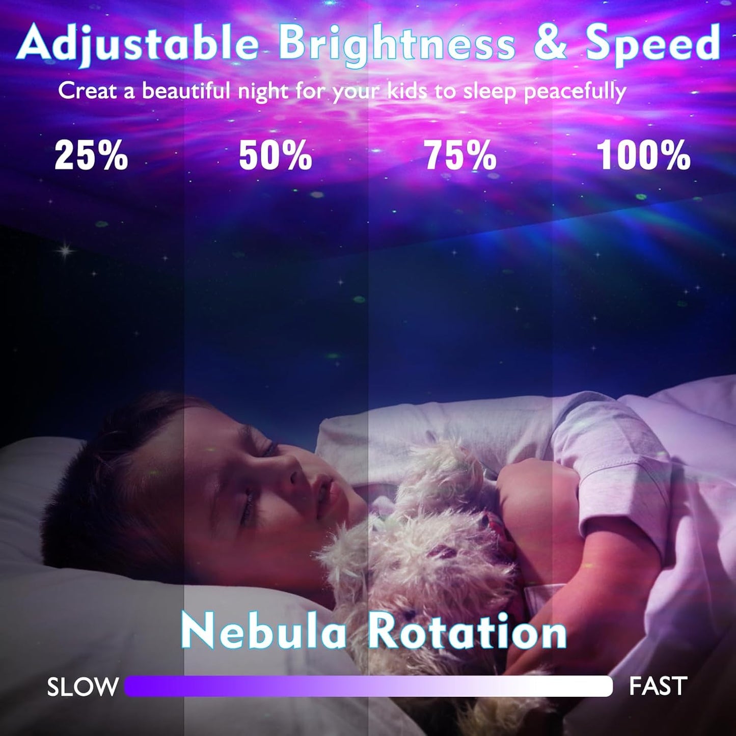 KKUP2U Astronaut Galaxy Projector – LED Starry Night Light