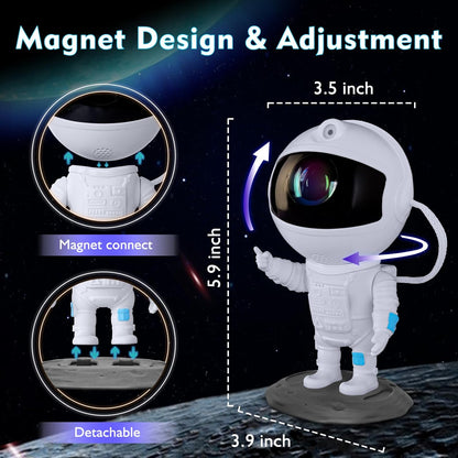 KKUP2U Astronaut Galaxy Projector – LED Starry Night Light